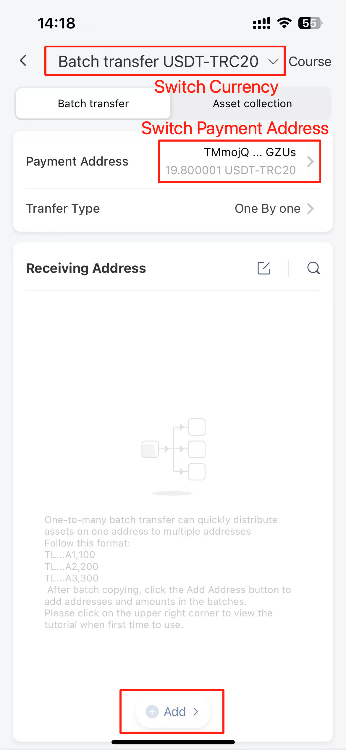Batch Transfer Tutorial – Bitpie Wallet